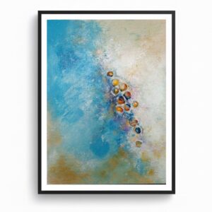 تابلو نقاشی اکریلیک - دریا بی رنگ